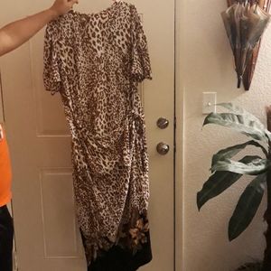 Leopard print dress